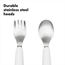 Load image into Gallery viewer, OXO Tot Fork & Spoon Set - Blossom