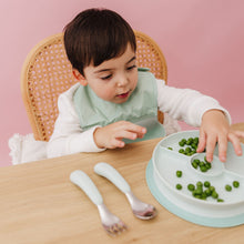 Load image into Gallery viewer, OXO Tot On-The-Go Fork And Spoon Set - Opal