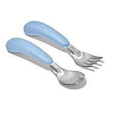 將圖片載入圖庫檢視器 OXO Tot On-The-Go Fork And Spoon Set - Dusk