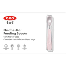 Load image into Gallery viewer, OXO Tot On-The-Go Feeding Spoon - Blossom