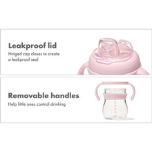 Load image into Gallery viewer, OXO Tot Transitions Soft Spout Sippy Cup With Removable Handles 6oz - Blossom