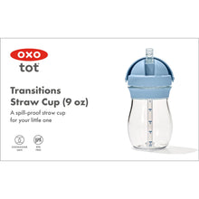 Load image into Gallery viewer, OXO Tot Transitions 9oz Straw Cup - Dusk