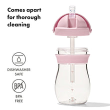將圖片載入圖庫檢視器 OXO Tot Transitions 9oz Straw Cup - Blossom