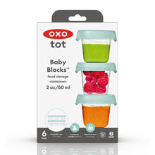 將圖片載入圖庫檢視器 OXO Tot Baby Blocks Freezer Storage Containers 60ml - Opal