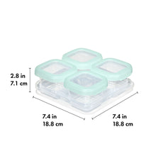將圖片載入圖庫檢視器 OXO Tot Baby Blocks Freezer Storage Containers 180ml - Opal