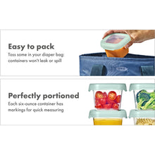 將圖片載入圖庫檢視器 OXO Tot Baby Blocks Freezer Storage Containers 180ml - Opal