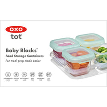 將圖片載入圖庫檢視器 OXO Tot Baby Blocks Freezer Storage Containers 180ml - Opal