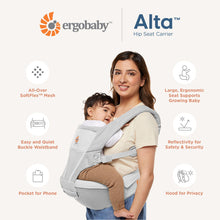 將圖片載入圖庫檢視器 Ergobaby Alta HipSeat Baby Carrier - Pink Quartz