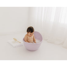 Load image into Gallery viewer, Bubble Cuddle Bath with Newborn Support Insert - Lilac