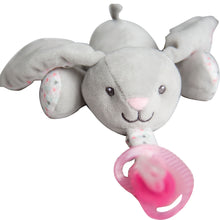 Load image into Gallery viewer, Bubble Pacifier Holder - Bella the Bunny