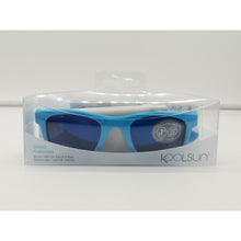 將圖片載入圖庫檢視器 Koolsun Flex Baby Sunglasses - Aqua Grey 0-3 yrs