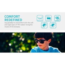 將圖片載入圖庫檢視器 Koolsun Wave Kids Sunglasses - Bleached Aqua 1-5 yrs