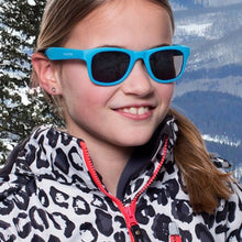 Load image into Gallery viewer, Koolsun Wave Kids Sunglasses - Neon Blue 1-5 yrs