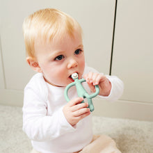 Load image into Gallery viewer, Matchstick Monkey Original Teething Toy with Tail - Mint Green