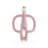 Matchstick Monkey Original Teething Toy With Tail - Dusty Pink