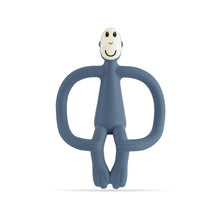 將圖片載入圖庫檢視器 Matchstick Monkey Original Teething Toy With Tail - Airforce Blue