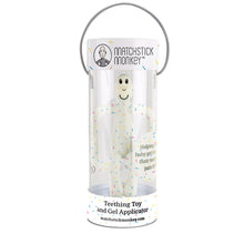 將圖片載入圖庫檢視器 Matchstick Monkey Original Teething Toy With Tail - Confetti Cream