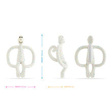 Load image into Gallery viewer, Matchstick Monkey Original Teething Toy with Tail - Confetti Cream