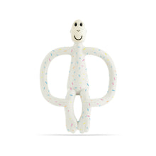 Load image into Gallery viewer, Matchstick Monkey Original Teething Toy with Tail - Confetti Cream