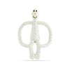 Matchstick Monkey Original Teething Toy With Tail - Confetti Cream