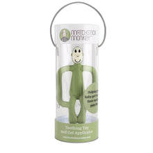 Load image into Gallery viewer, Matchstick Monkey Original Teething Toy with Tail - Olive