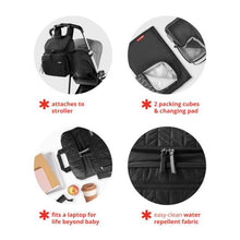 將圖片載入圖庫檢視器 Skip Hop Forma Nappy Backpack - Black