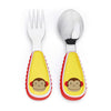 Skip Hop Zoo Utensils Fork & Spoon - Monkey