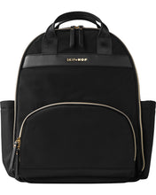 將圖片載入圖庫檢視器 Skip Hop Envi Luxe Diaper Backpack - Black