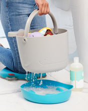 將圖片載入圖庫檢視器 Skip Hop Moby Stowaway Bath Toy Bucket