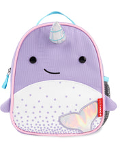 將圖片載入圖庫檢視器 Skip Hop Zoo Mini Backpack with Reins - Narwhal
