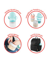 Load image into Gallery viewer, Skip Hop Sip To Snack 2 in 1 Set - Teal/Grey