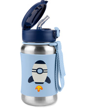 將圖片載入圖庫檢視器 Skip Hop Spark Style Stainless Steel Straw Bottle - Rocket