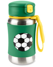 將圖片載入圖庫檢視器 Skip Hop Spark Style Stainless Steel Straw Bottle - Soccer