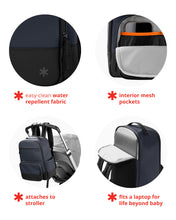 將圖片載入圖庫檢視器 Skip Hop Flex Nappy Bag Backpack - Navy