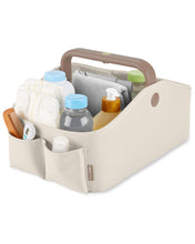 Load image into Gallery viewer, Skip Hop Nursery Style Light Up Diaper Caddy - Oat