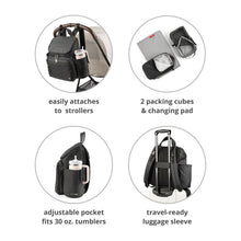 將圖片載入圖庫檢視器 Skip Hop Forma Next Nappy Backpack - Black
