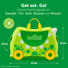 將圖片載入圖庫檢視器 Trunki Suitcase - Dudley the Dinosaur