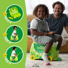 將圖片載入圖庫檢視器 Trunki Suitcase - Dudley the Dinosaur