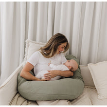 Load image into Gallery viewer, Theraline Muslin Maternity & Nursing Pillow - Sage