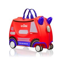 將圖片載入圖庫檢視器 Trunki Glide Ride-on Luggage - Frank the Firetruck