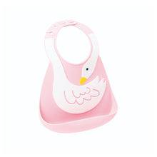 Load image into Gallery viewer, Make My Day Silicone Bib - Pink Swan