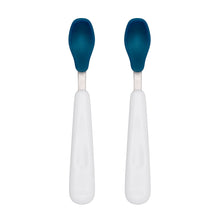將圖片載入圖庫檢視器 OXO Tot Feeding Spoon Set with Soft Silicone - Navy