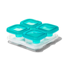 Load image into Gallery viewer, OXO Tot Silicone Baby Blocks 4oz - Teal