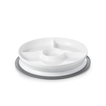 將圖片載入圖庫檢視器 OXO Tot Stick & Stay Suction Divided Plate - Grey