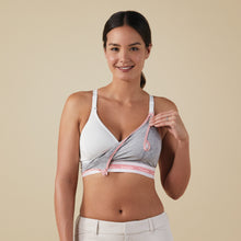 Load image into Gallery viewer, Bravado Designs Clip and Pump Hands-Free Nursing Bra Accessory - Sustainable - Dove Heather With Dusted Peony S