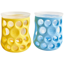 將圖片載入圖庫檢視器 CogniKids Sip 2-Pack Natural Drinking Cups - Sunshine/Sky