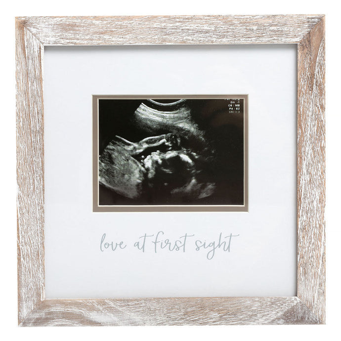 Pearhead Love at First Sight Sonogram Frame - Rustic