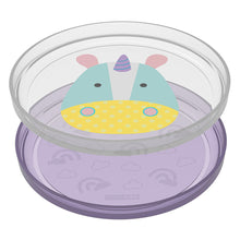 將圖片載入圖庫檢視器 Skip Hop Zoo Smart Serve Non Slip Plates - Unicorn