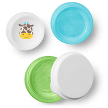 Load image into Gallery viewer, Skip Hop Zoo Smart Serve Non Slip Bowls - Giraffe