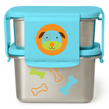 將圖片載入圖庫檢視器 Skip Hop Zoo Stainless Steel Lunch Kit - Dog